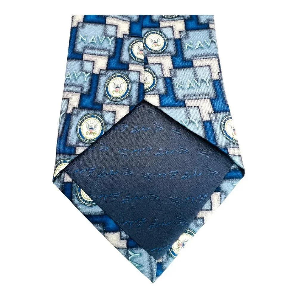 Eagles Wings 100% Silk United States Navy Men's Tie