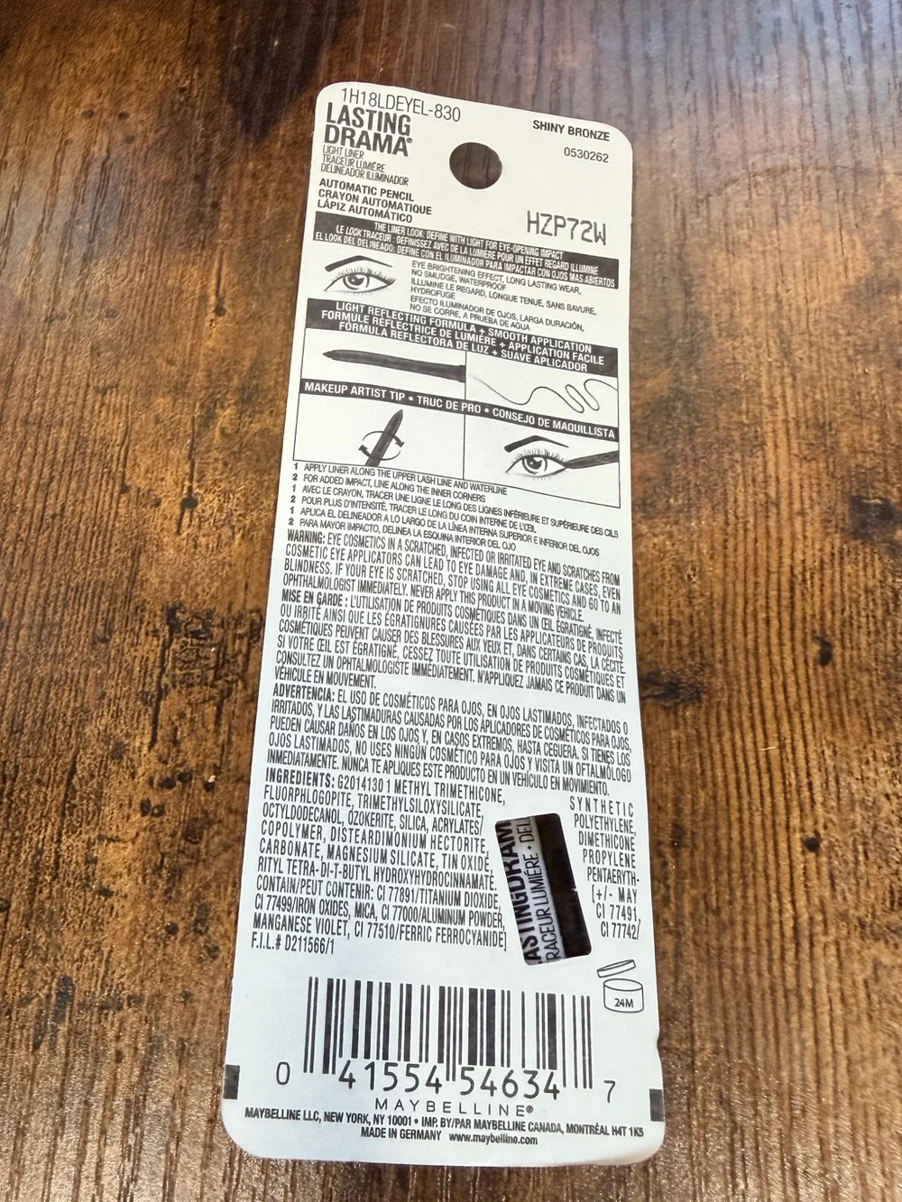 Maybelline twist up