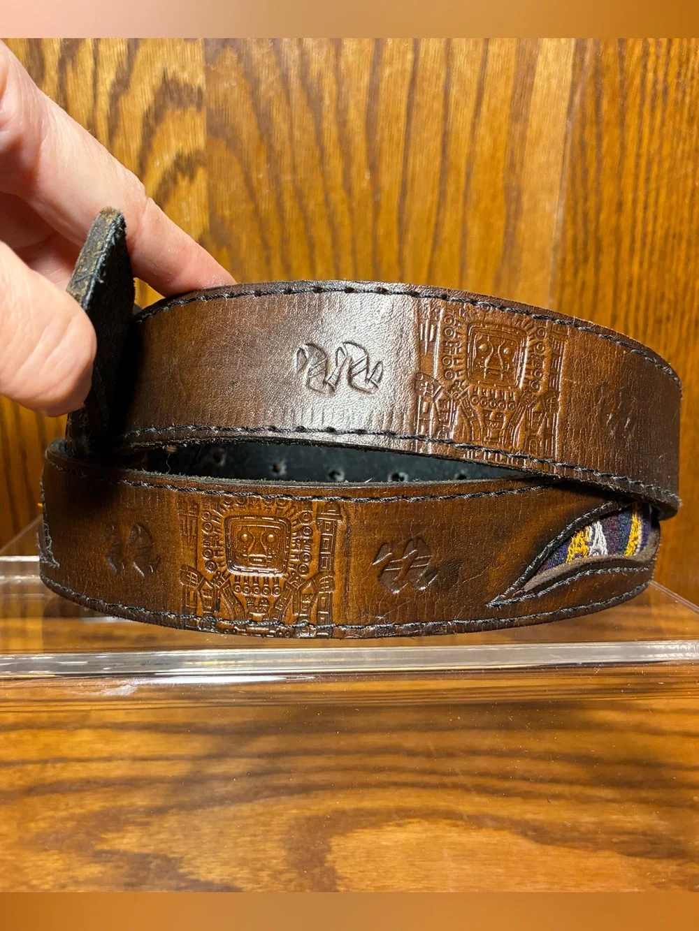 Vintage leather money