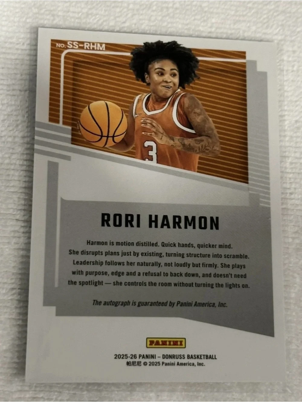 2025-26 Panini Donruss - Significant Signatures Rori Harmon AUTO WNBA #SS-RHM