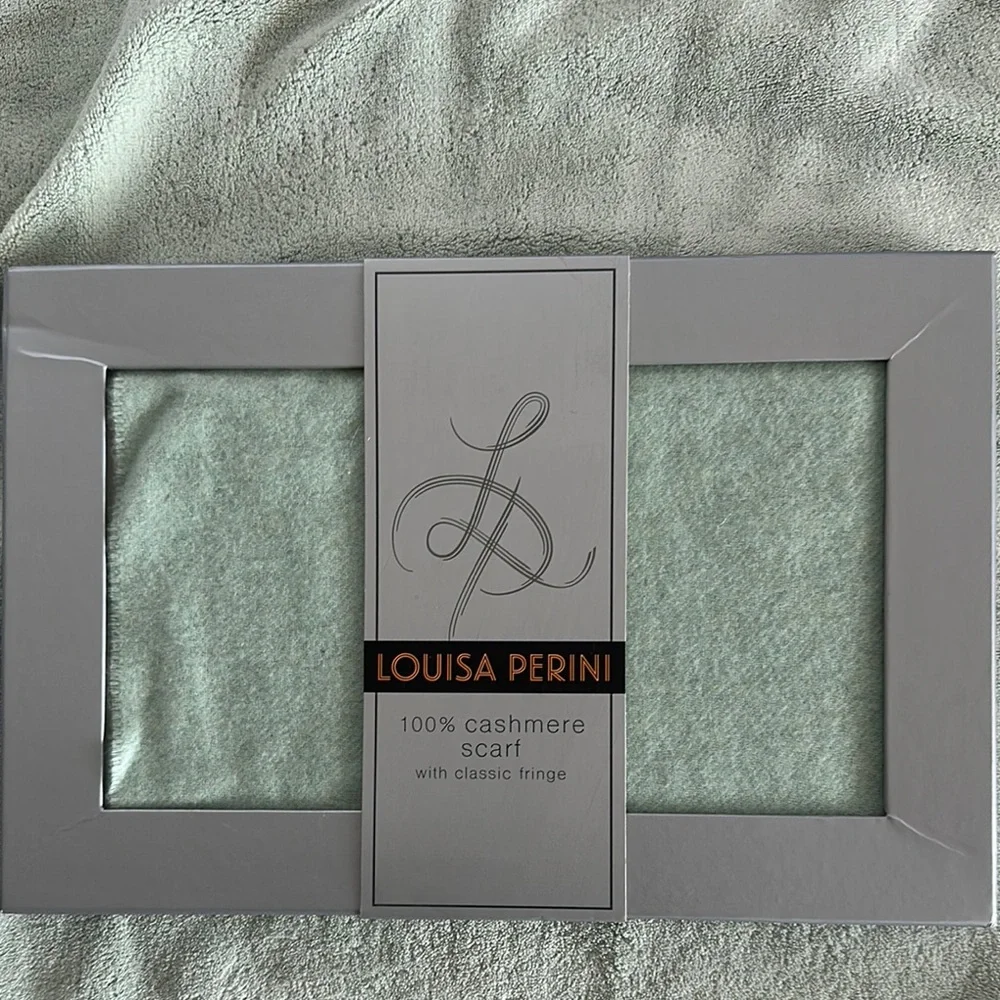 NWT Men’s Mint Green Luxurious Cashmere Scarf