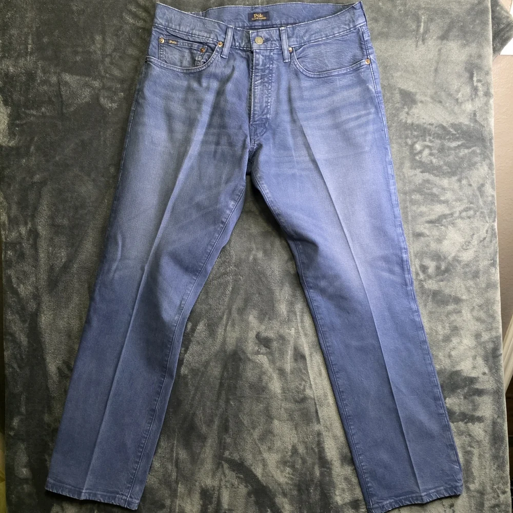 Polo Ralph Lauren The Hampton Jeans Men's 32x30 Blue Wash Relaxed Straight Denim