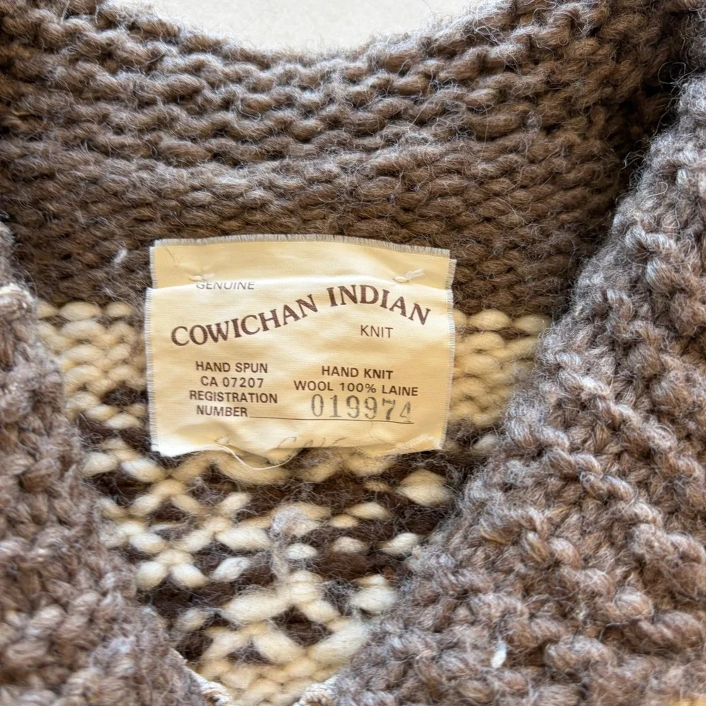 Cowichan Indian vintage 70s