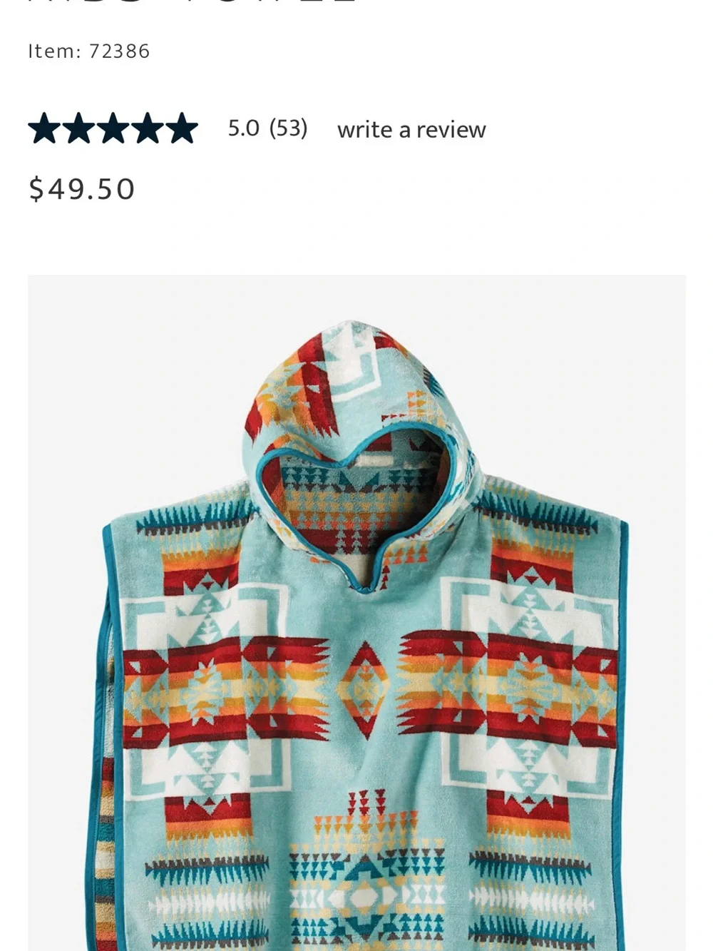 Pendleton soft hooded
