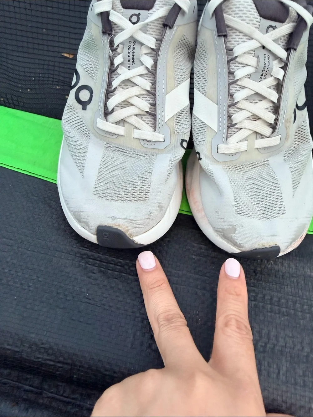 On Running as shown