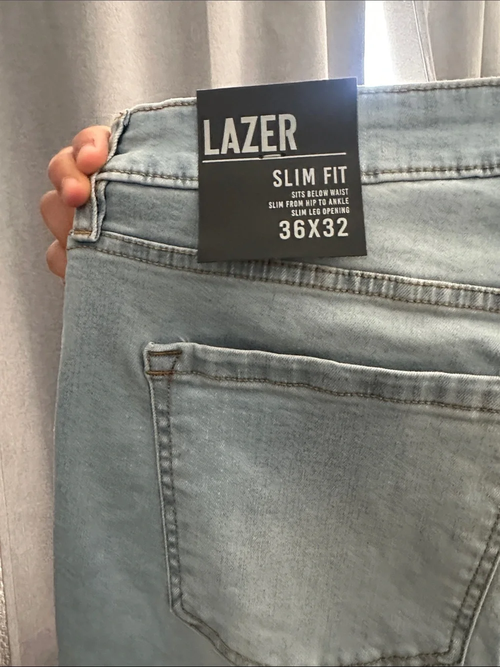 Lazer light blue