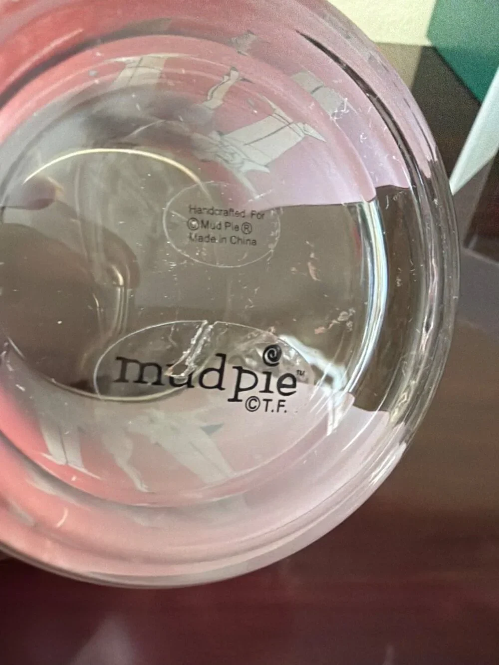 Mud Pie Mildly Inappropriate Christmas Bar Glasses Set of 3 Holiday Cocktail