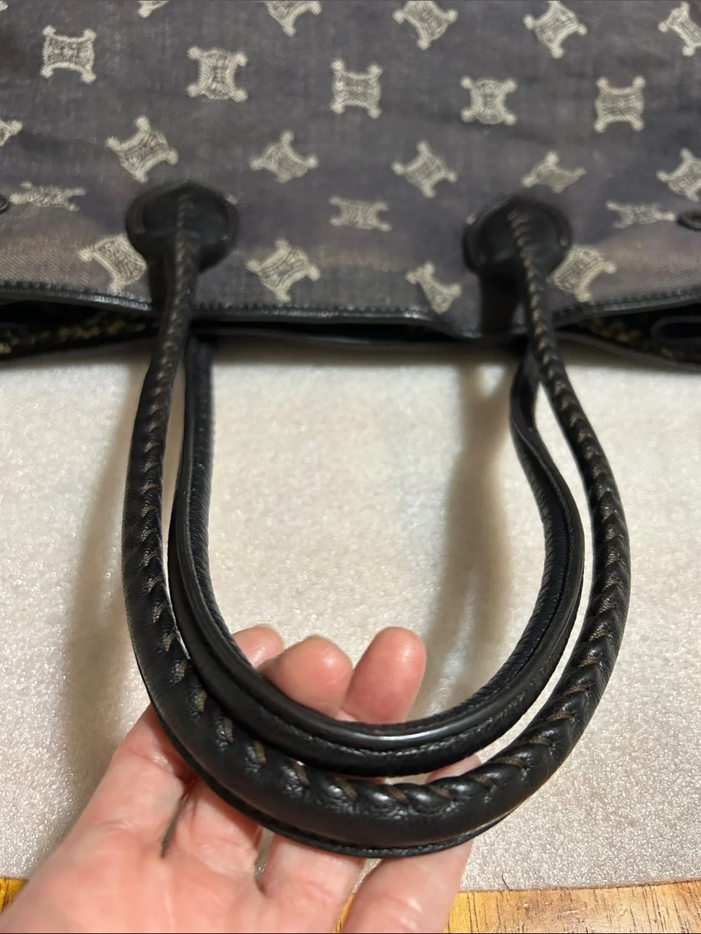 Celine Large Denim Tote Bag