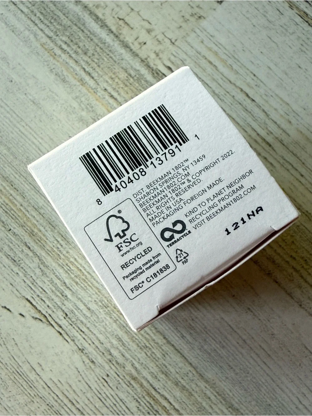 Beekman 1802 new box