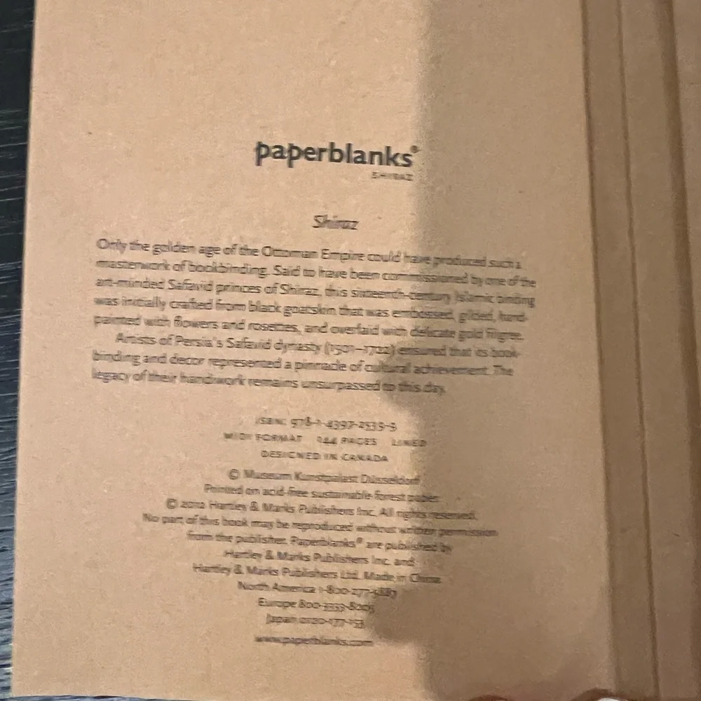 Paperblanks lined hardcover