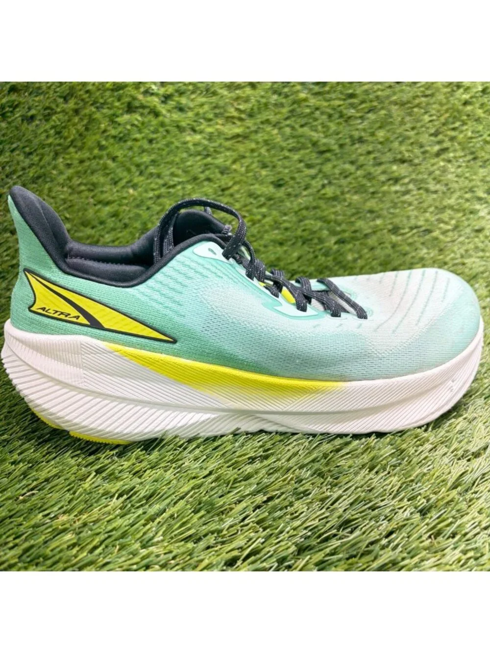 Altra Experience Flow Womens Size 9.5 Blue White Athletic Running Shoes Sneakers