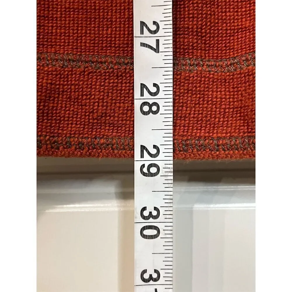 Tommy Bahama Men's Orange Quarter Zip Pullover Sweater Autumn Fall Comfy Cozy