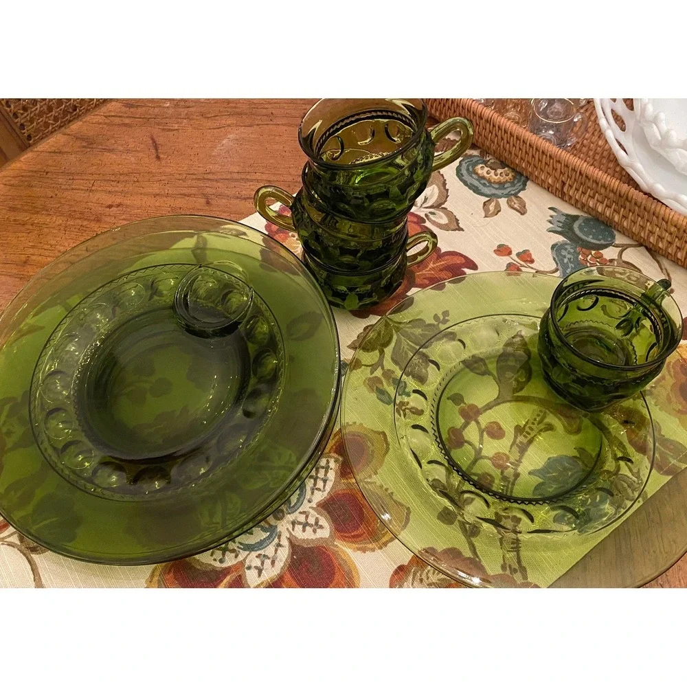 Indiana Glass set vintage