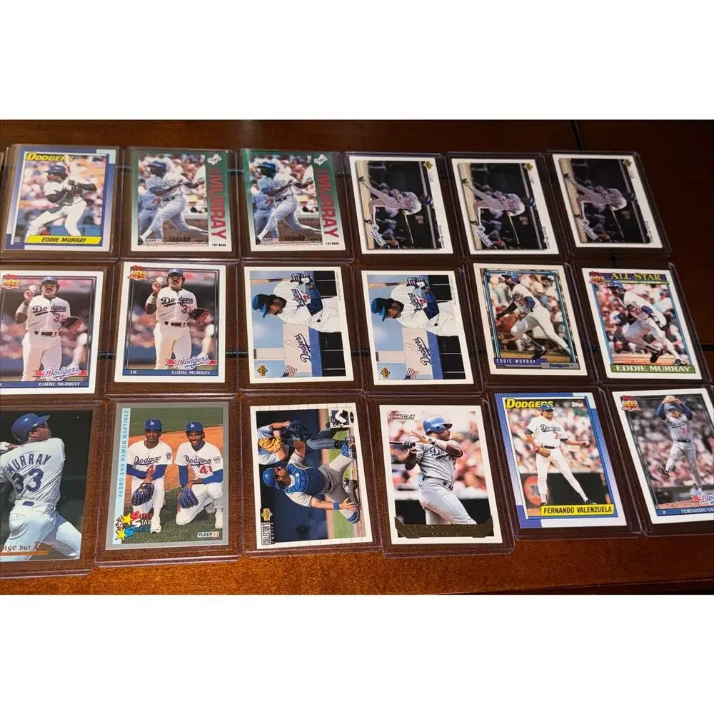 Lot 135+ Los Angeles LA Dodgers Baseball Cards Eddie Murray Pedro Ramon Martinez