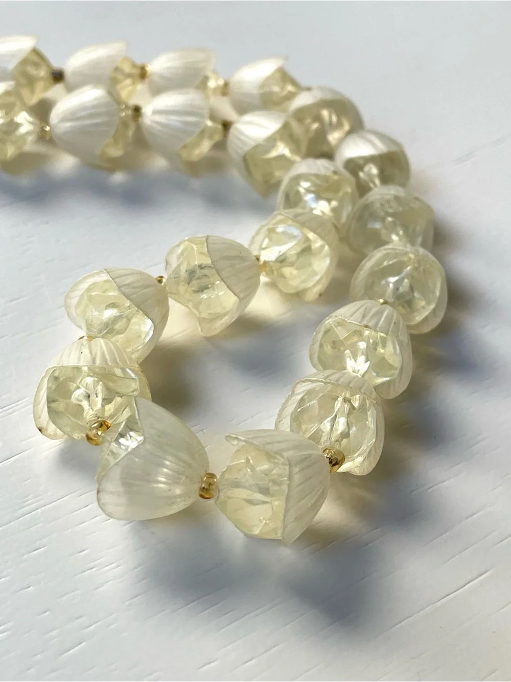 Vintage plastic flower