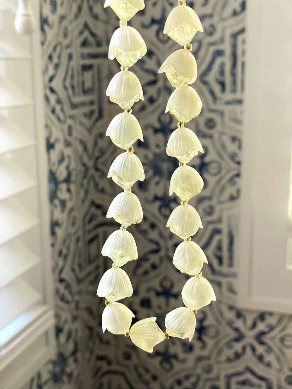 Vintage plastic flower