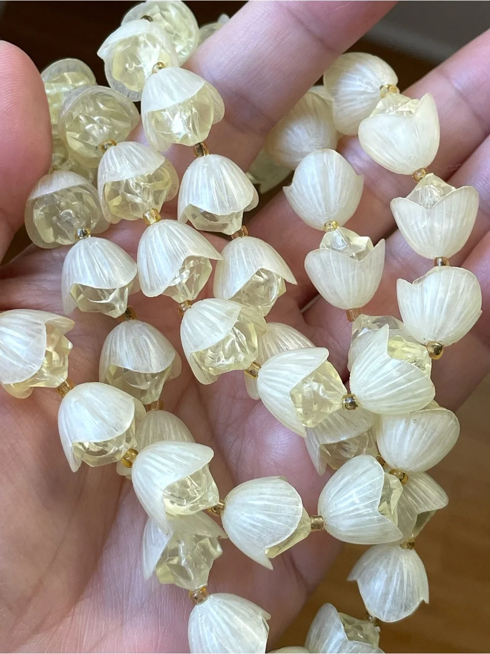 Vintage plastic flower