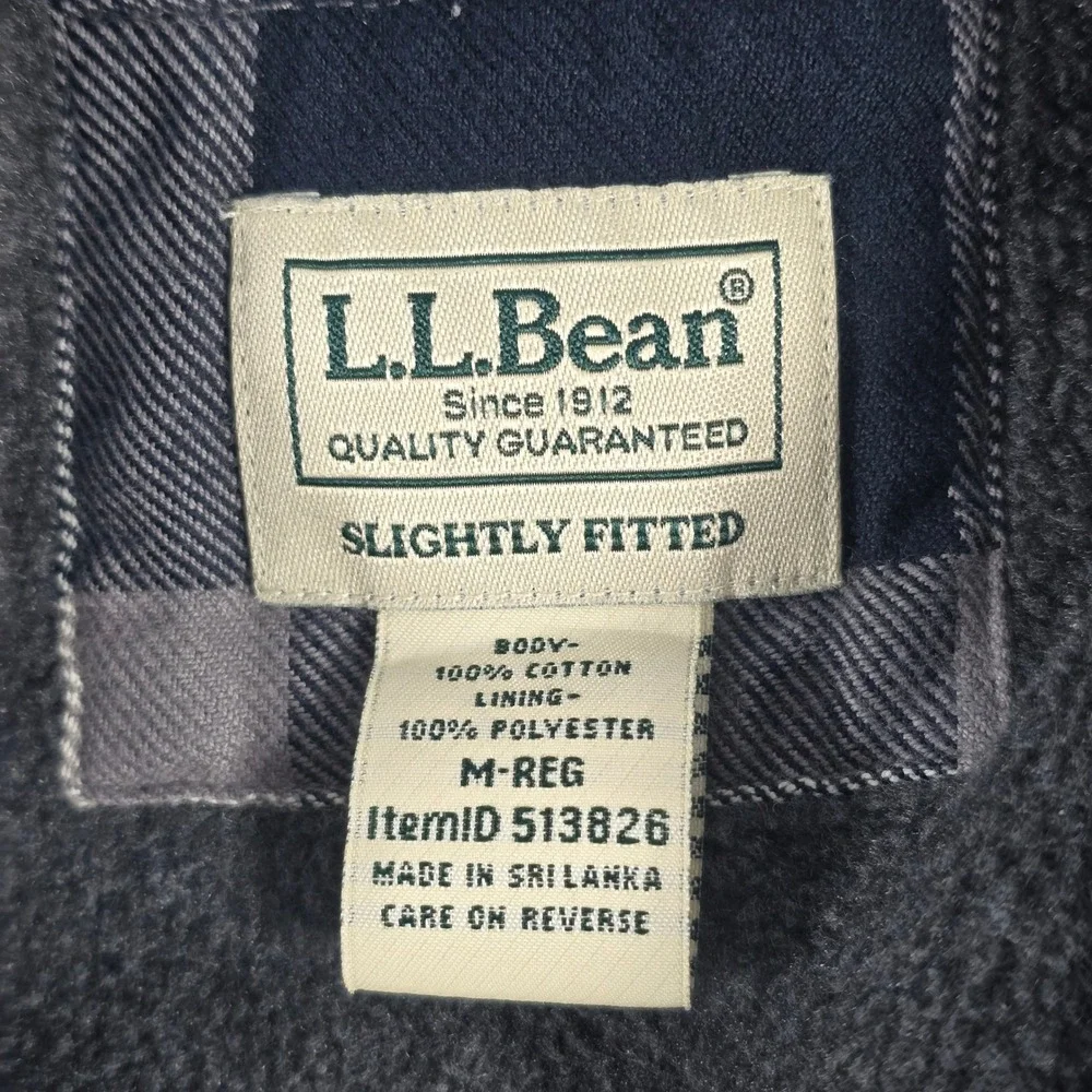 L.L. Bean bean slightly