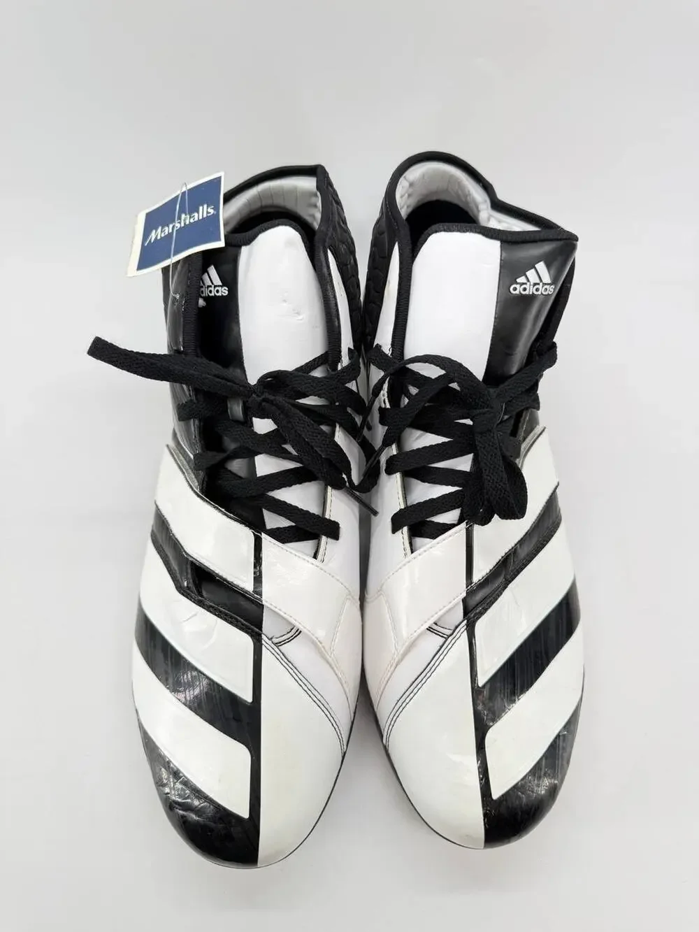 adidas Malice D Mid Football Cleats Men’s Size 17 Black White G20575