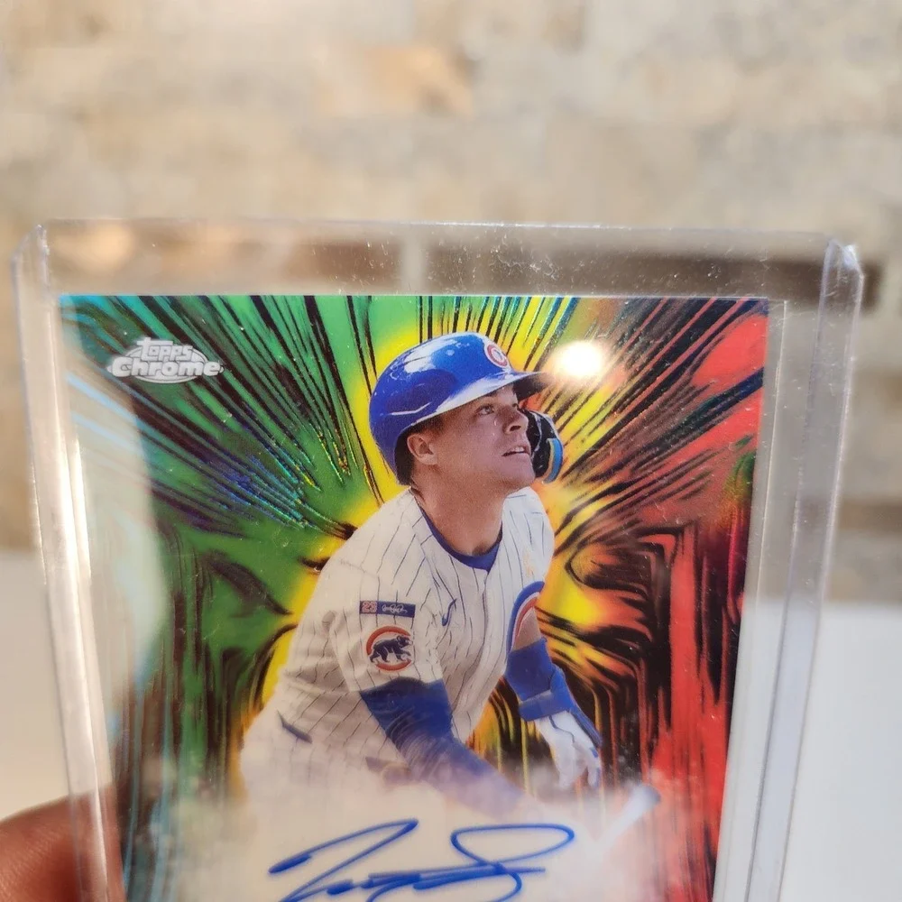 2026 Topps Chrome Matt Shaw Future Stars Gold Refractor Auto /50 Cubs