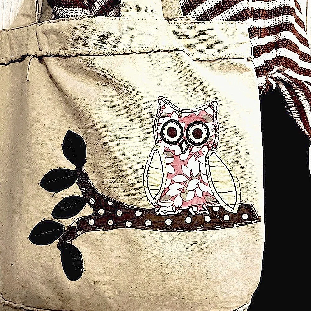 Mudd owl appliqué