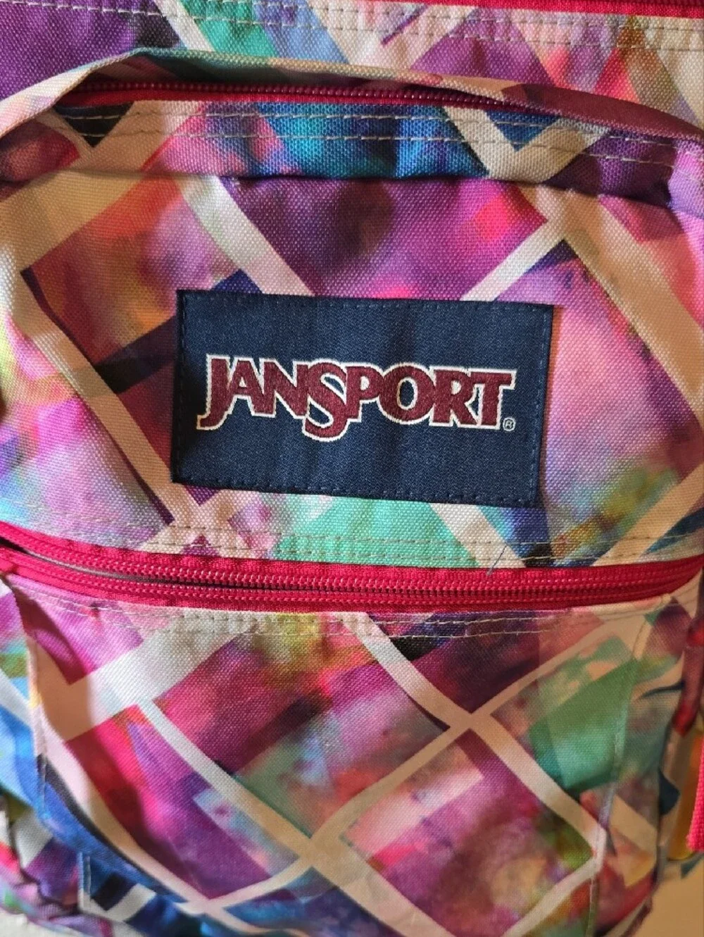 Jansport colorful geometric