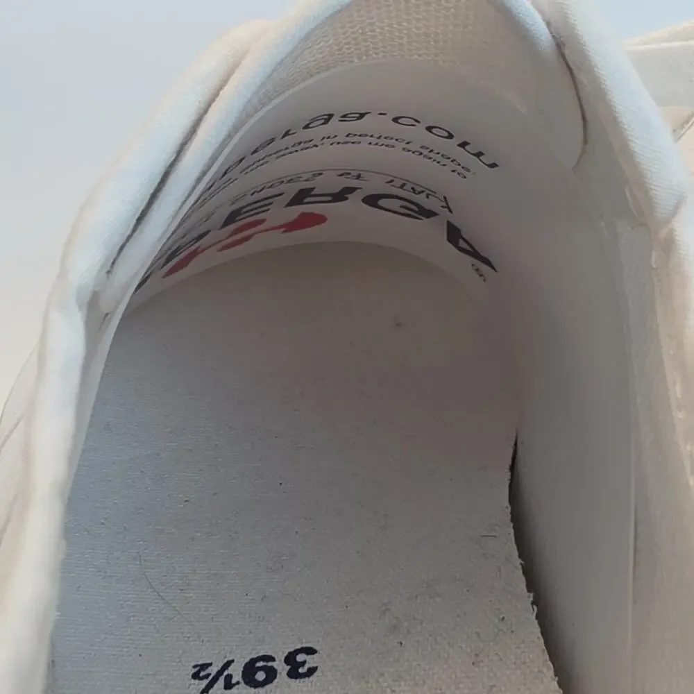 Superga white canvas