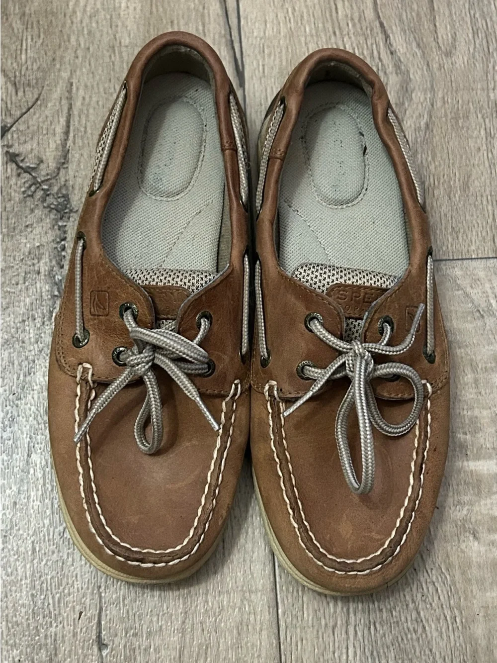 Sperry Woman’s Chestnut Leather 2-Eye Boat Shoes