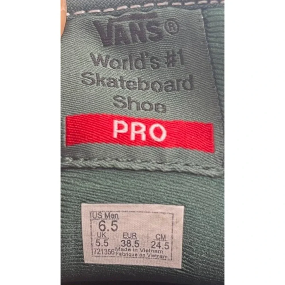 Vans Mens Sz 6.5 Chukka Low Pro Shoes Trekking Green/Gum Suede/Canvas Skate-2150