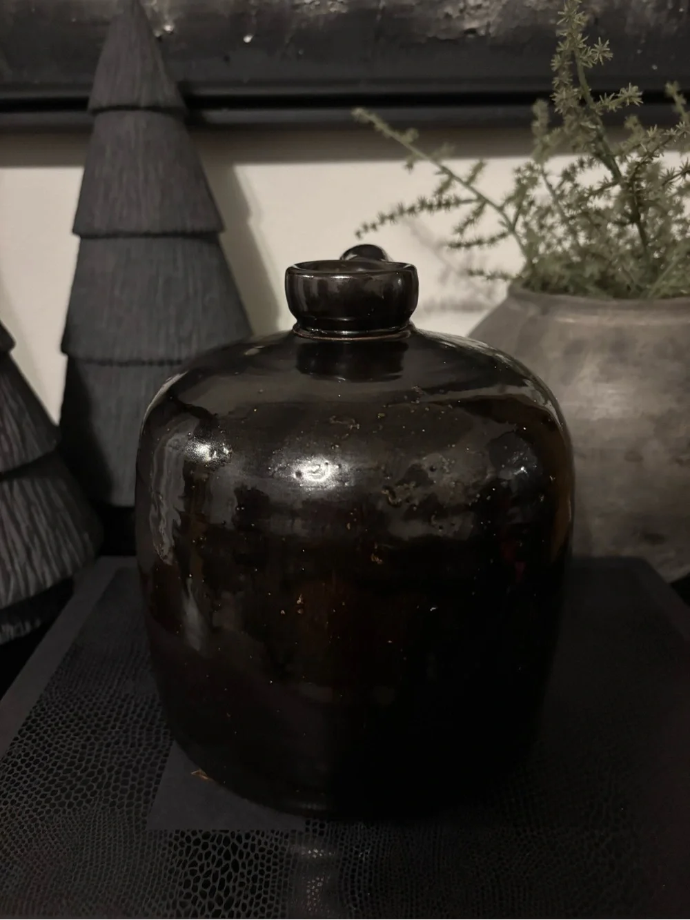 Vintage glazed ceramic