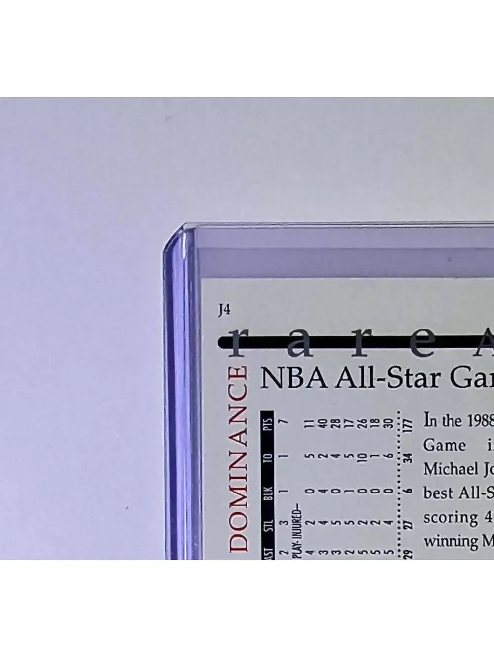 Michael Jordan 1994-95 Upper Deck Rare Air MJ Decade of Dominance #J4 Card Bulls