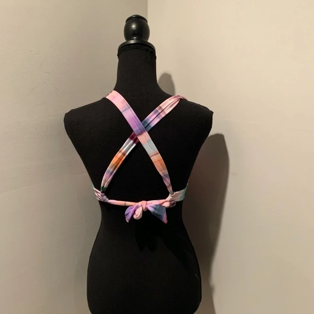 La Blanca Ocean Tides Bikini Top in Multicolor size 10