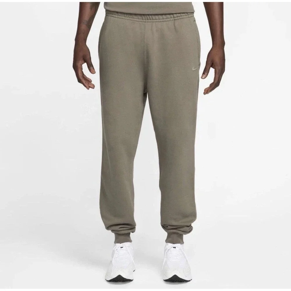 Nike X‎ NOCTA Fleece CS Sweatpants Mens Sz XXL FN7661-040 Olive Grey Moon Fossil