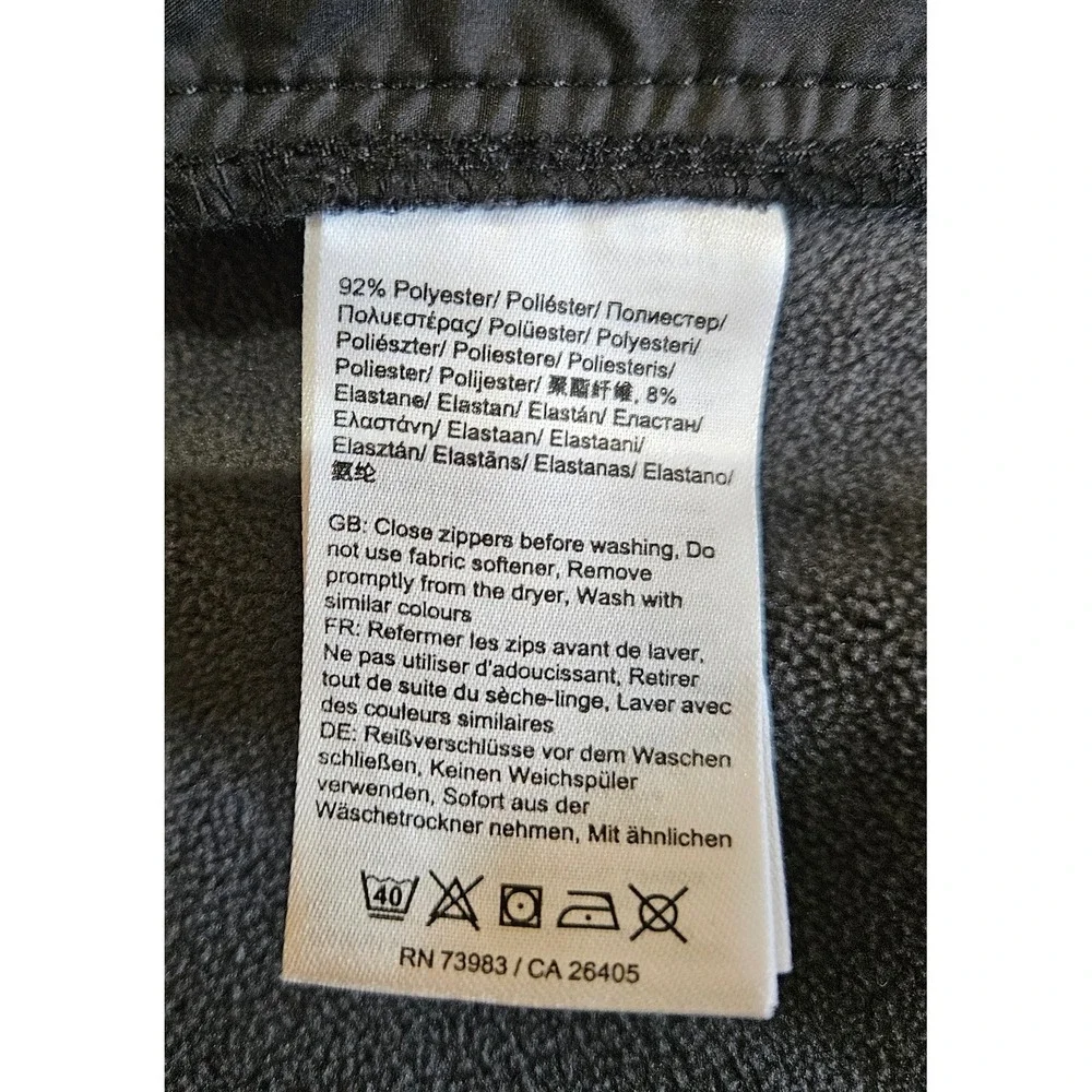 Helly Hansen Workwear Jacket Mens M Black Softshell Fleece GTI Logo