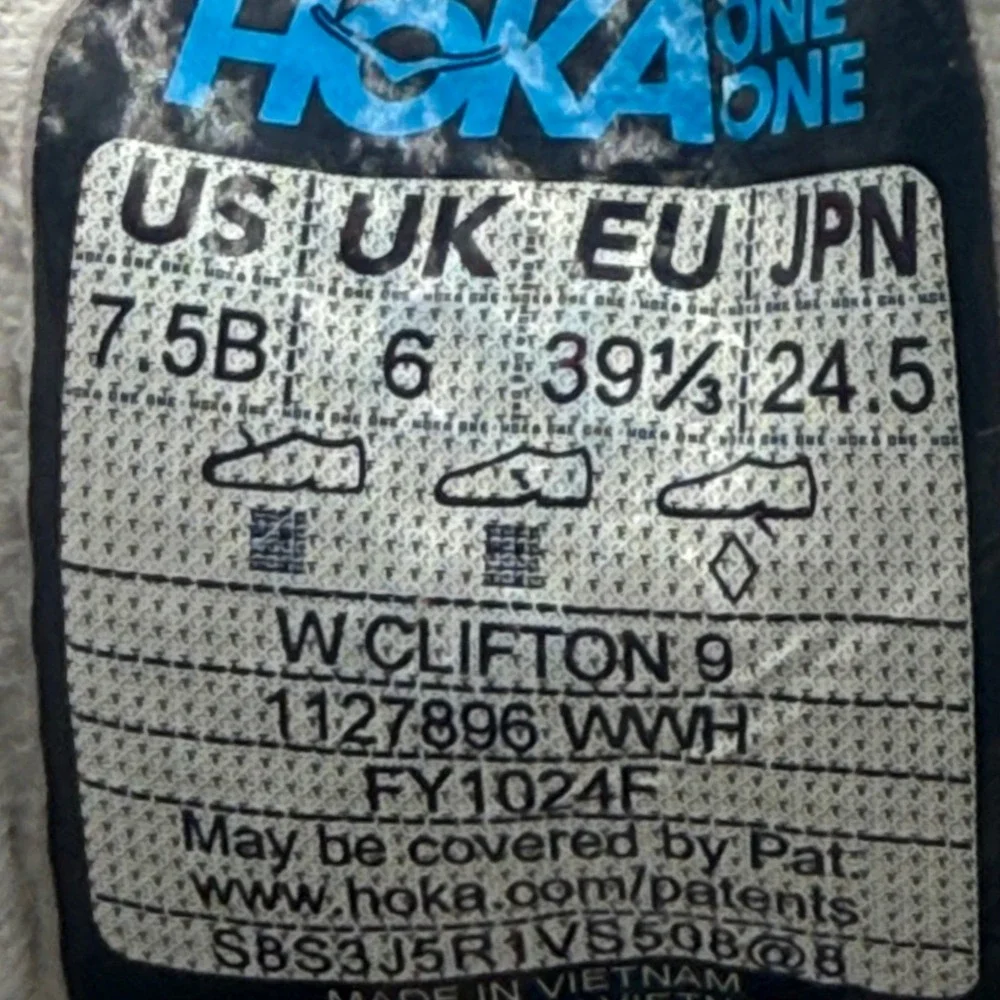 Hoka clifton running