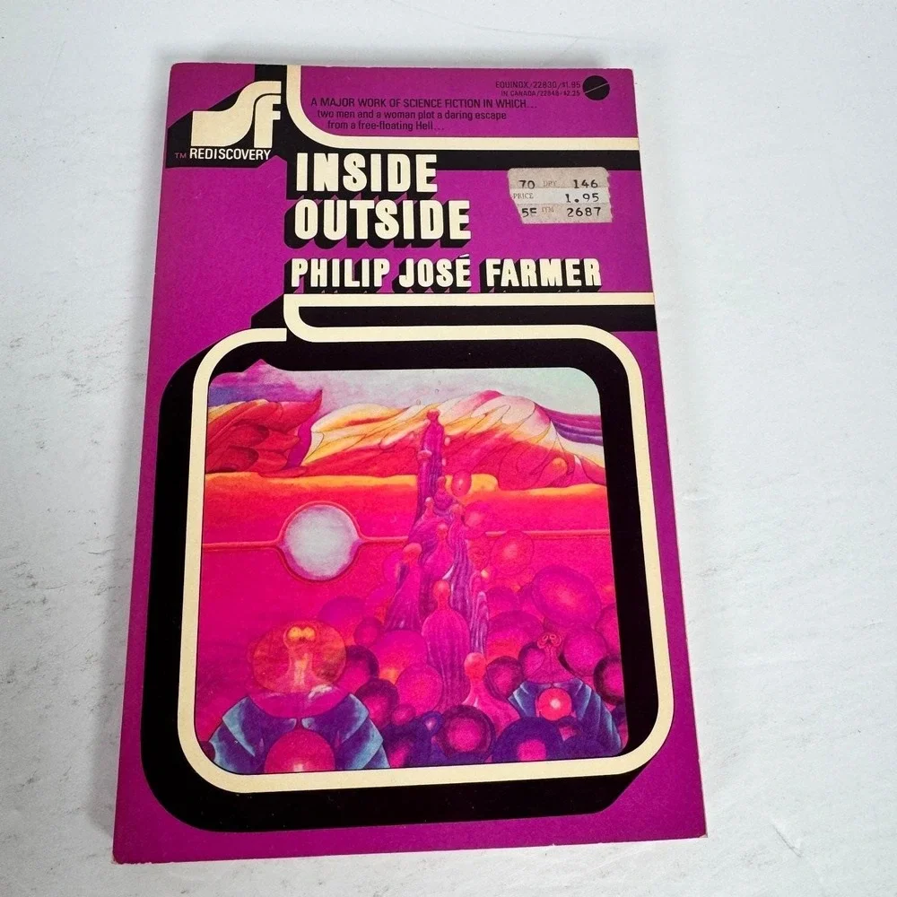 Inside Outside Philip Jose Farmer 1975 1st Equinox Printing SF Rediscovery Avon