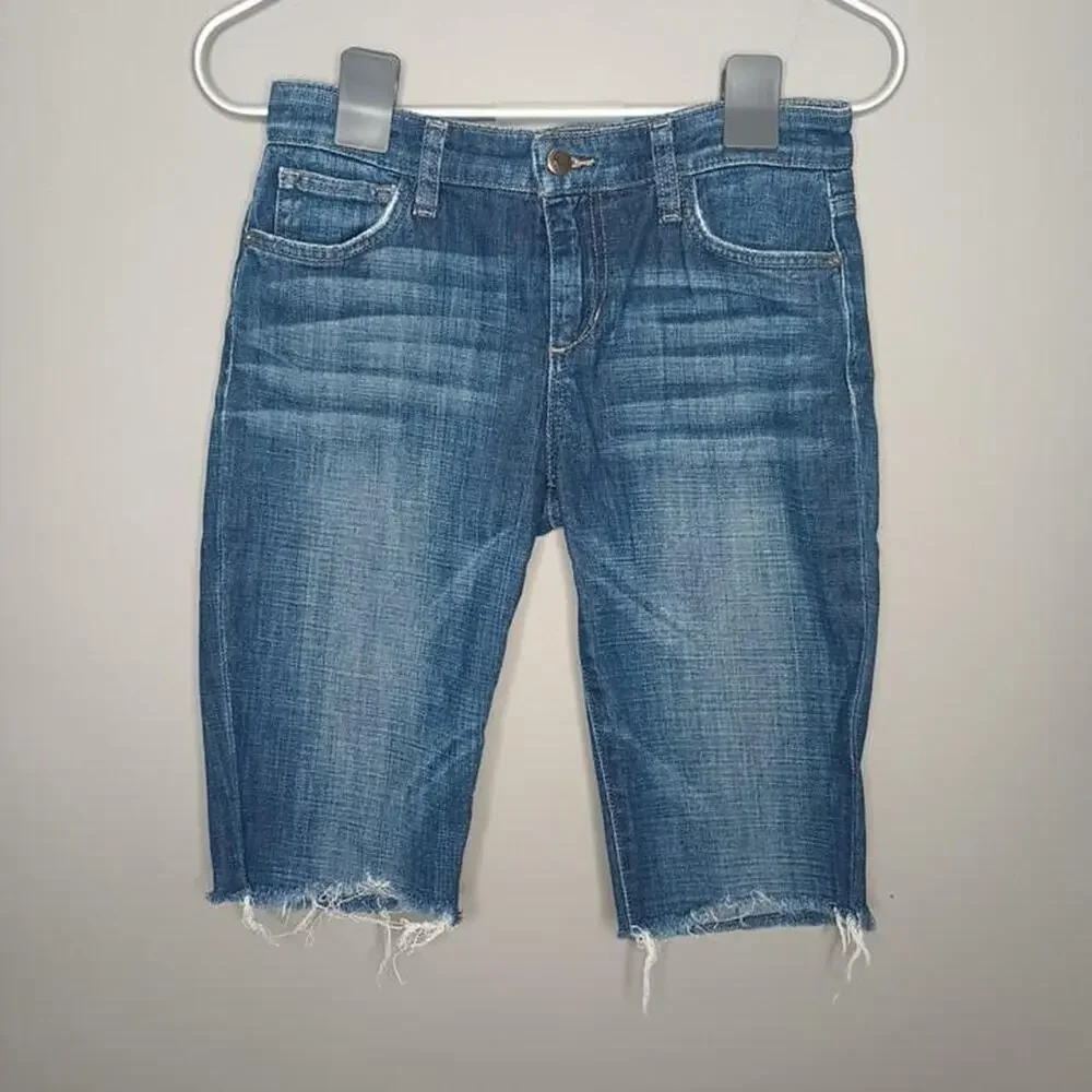 Joes Jeans Blue Denim Capri Shorts