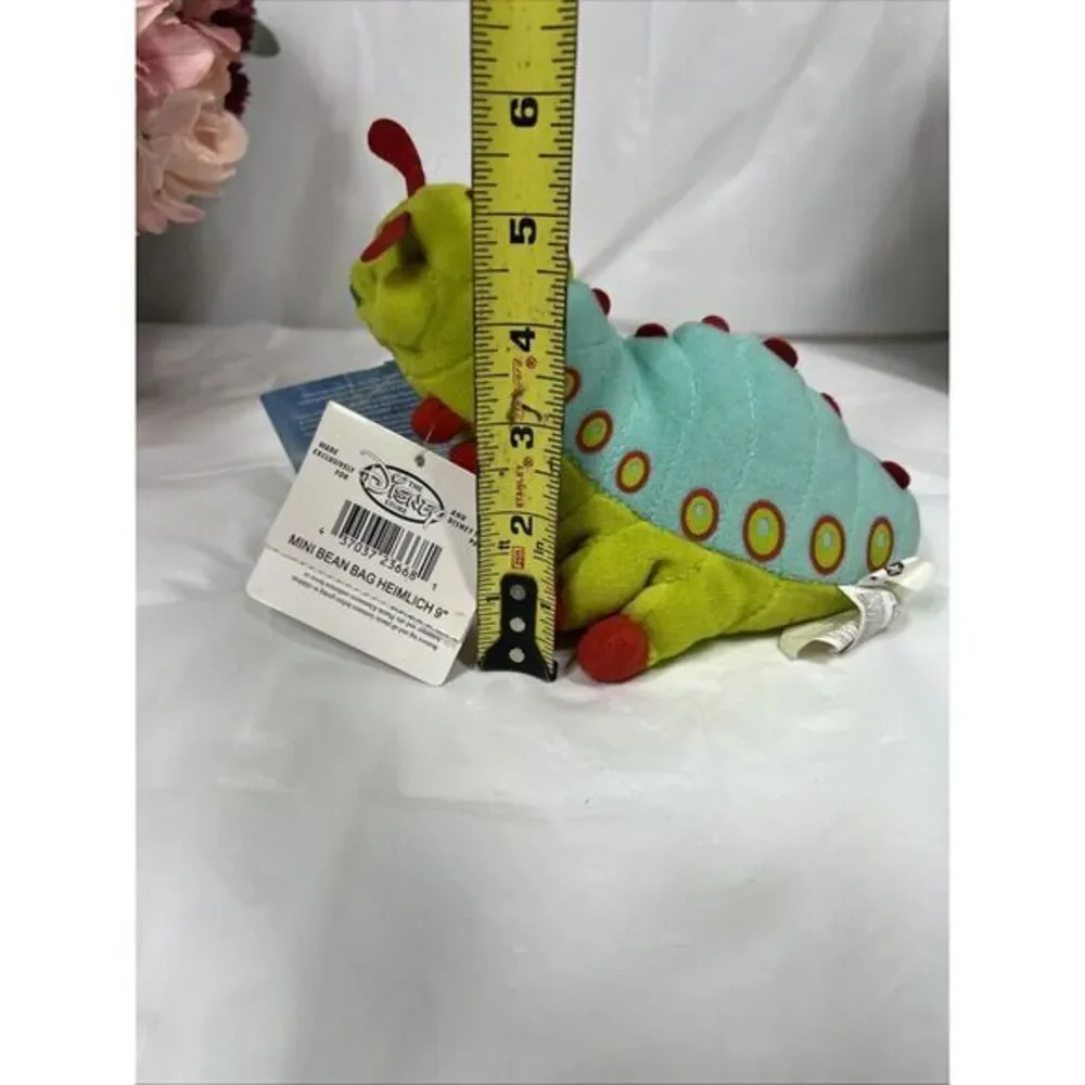 The Disney‎ Store A Bug's Life Heimlich Mini Bean Bag Beanie Plush New