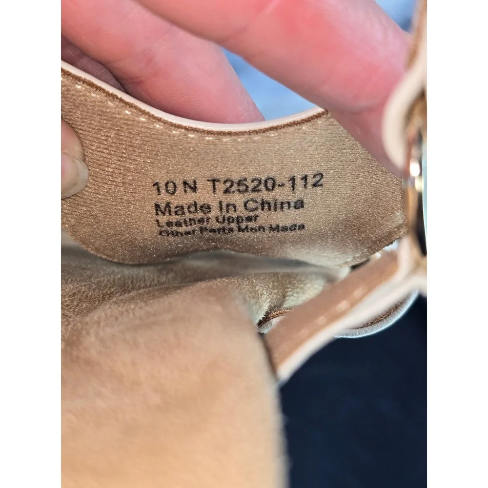 Trotters strappy leather