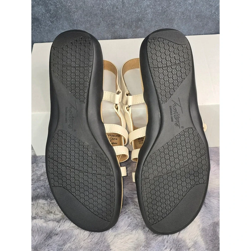 Trotters strappy leather