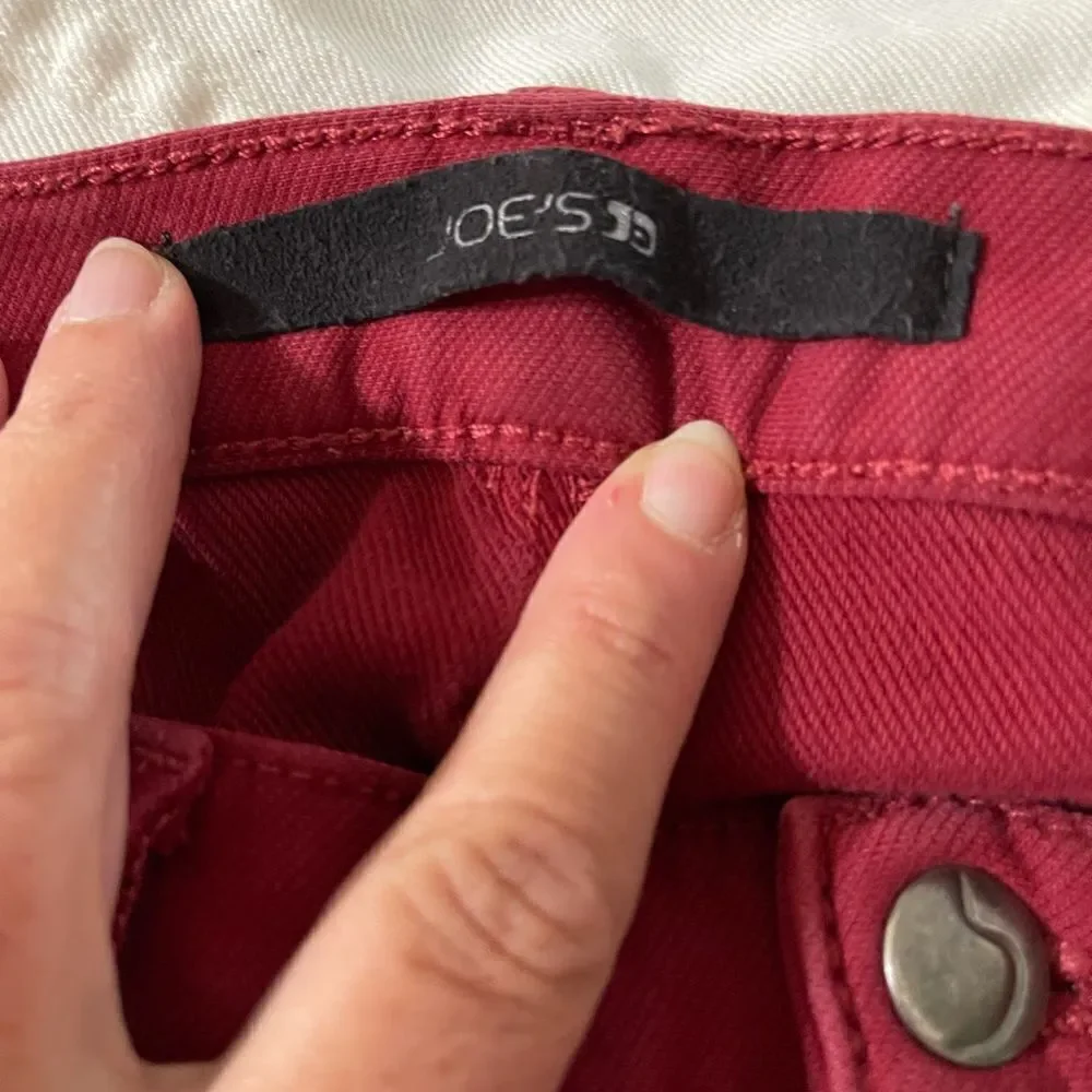 Joes Jeans joe’s maroon