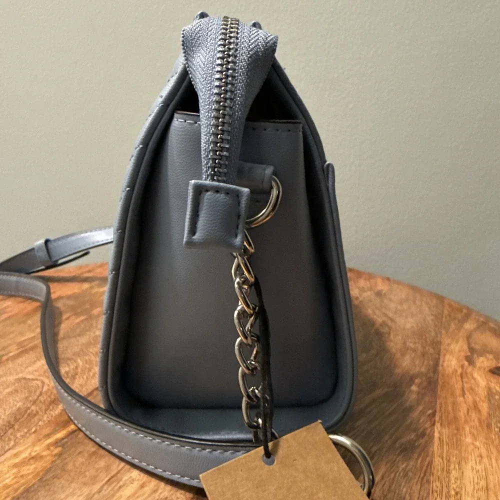 STEVE MADDEN‎ Women's Denim Blexi Chevron Crossbody