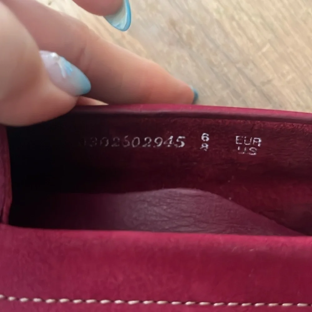 Arche red nubuck