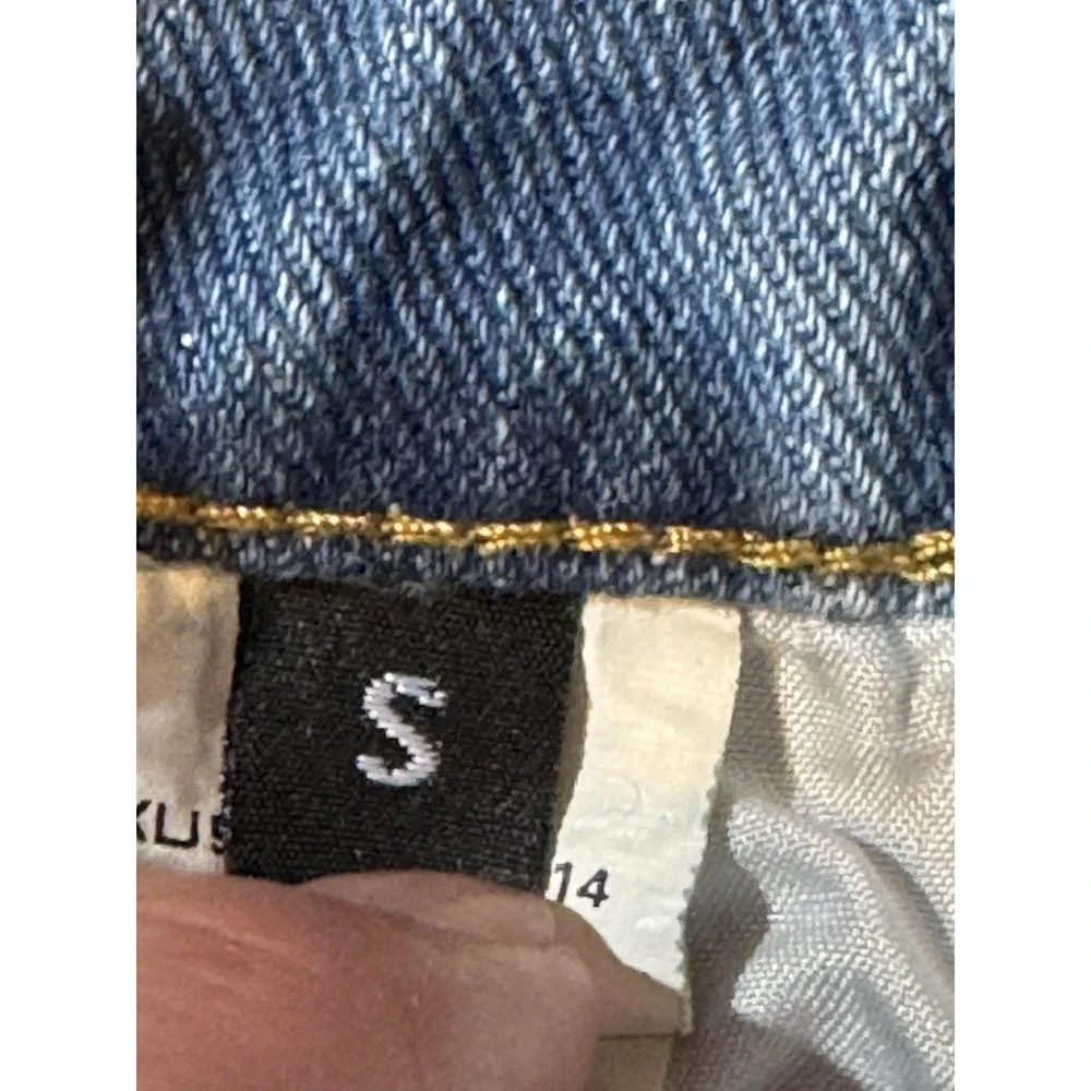 N/A denim bib