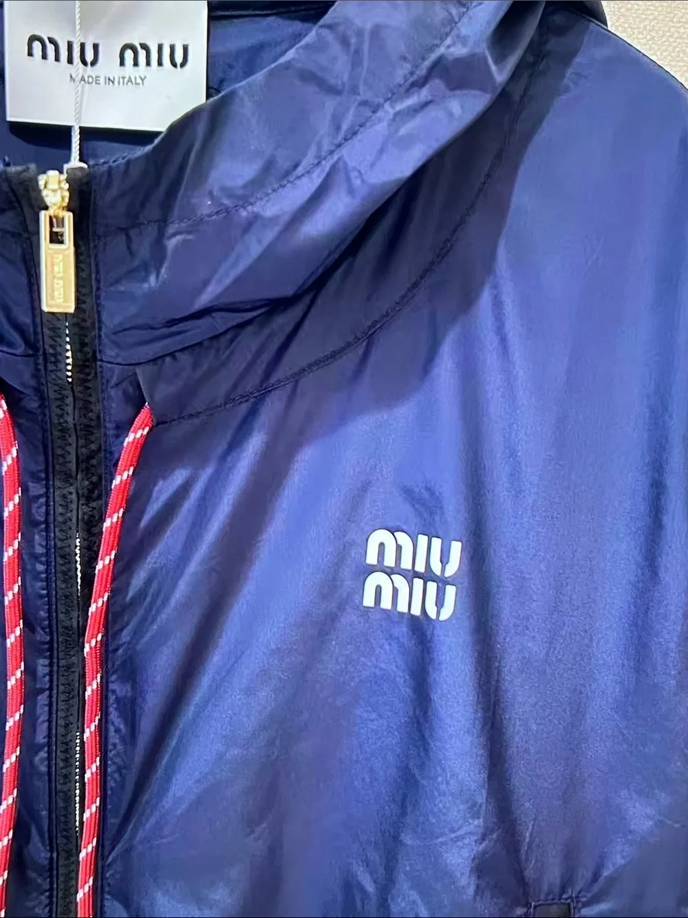 Miu Miu sleek navy