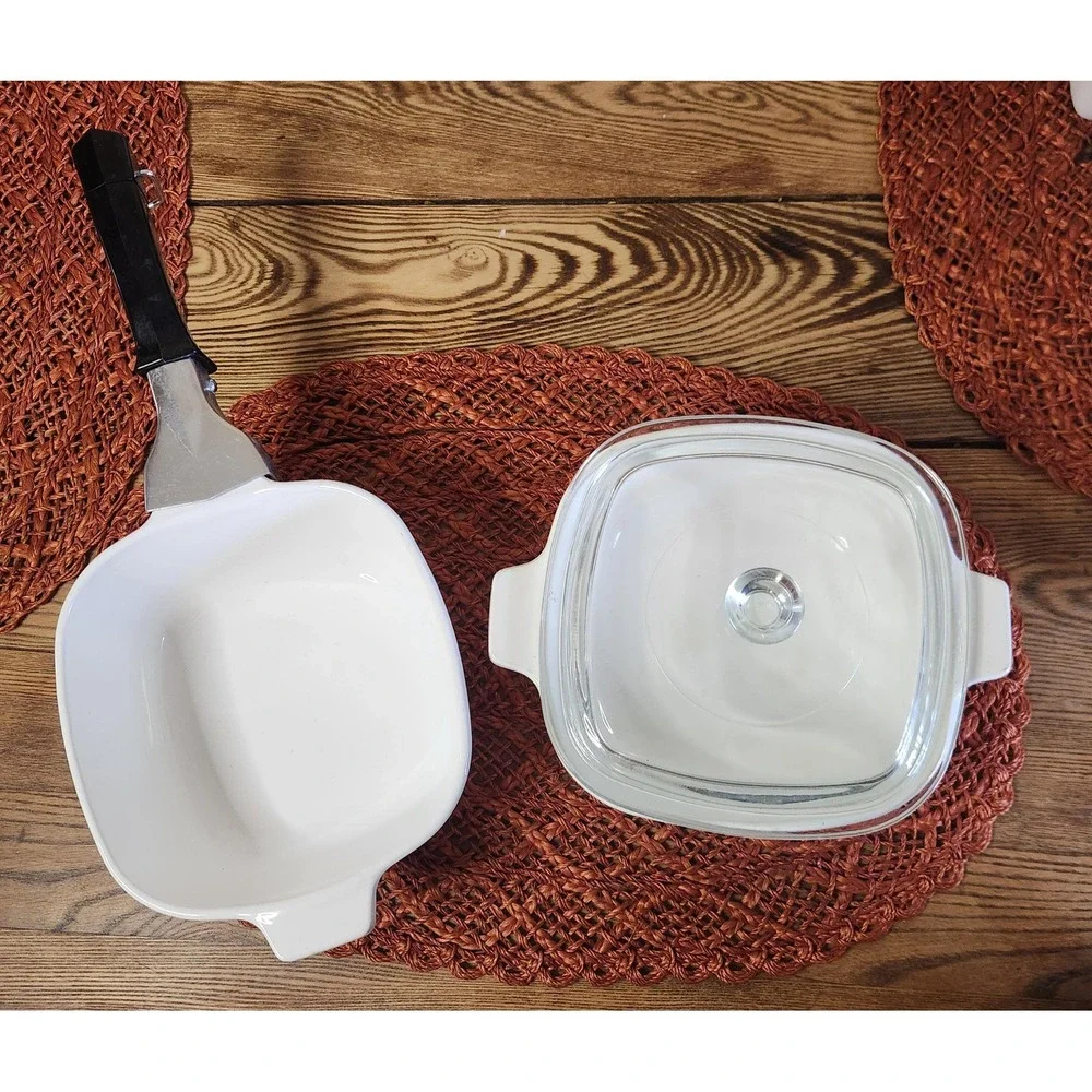 VINTAGE‎ CorningWare 3 piece Set. Blue Cornflower.