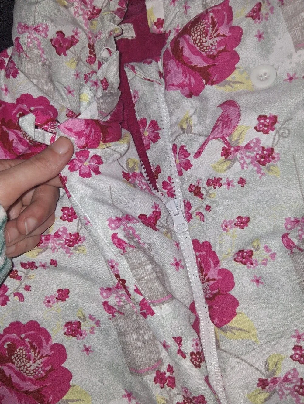 Janie and Jack quilted floral