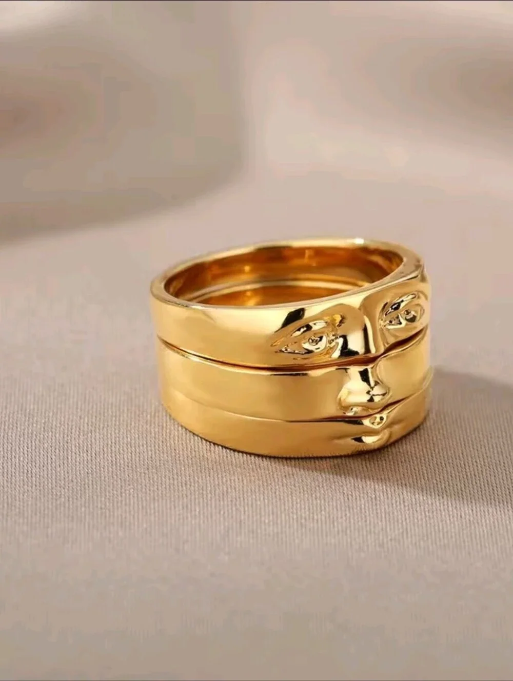 Anthropologie polished gold