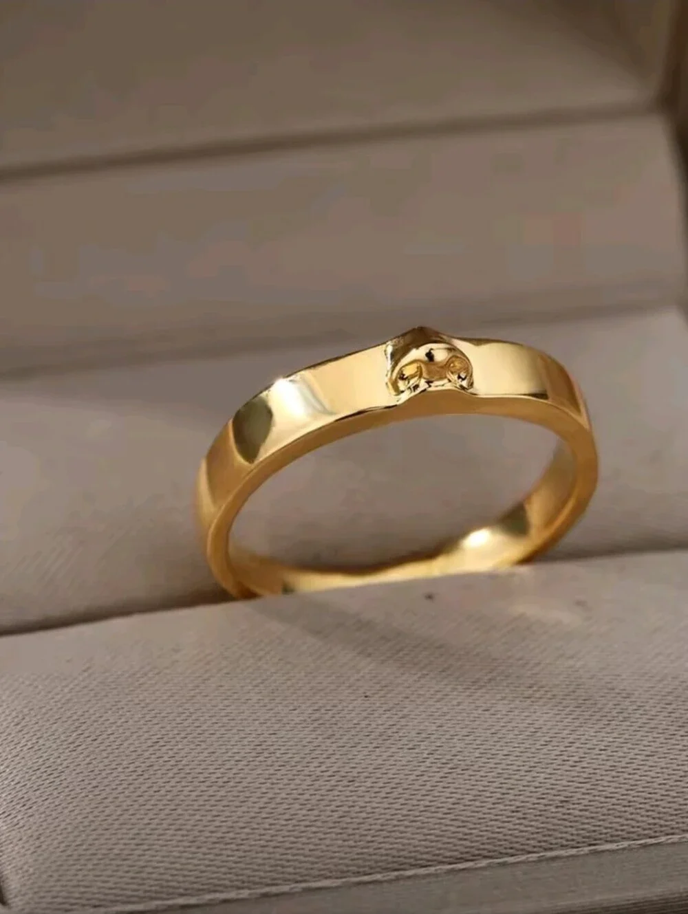 Anthropologie polished gold
