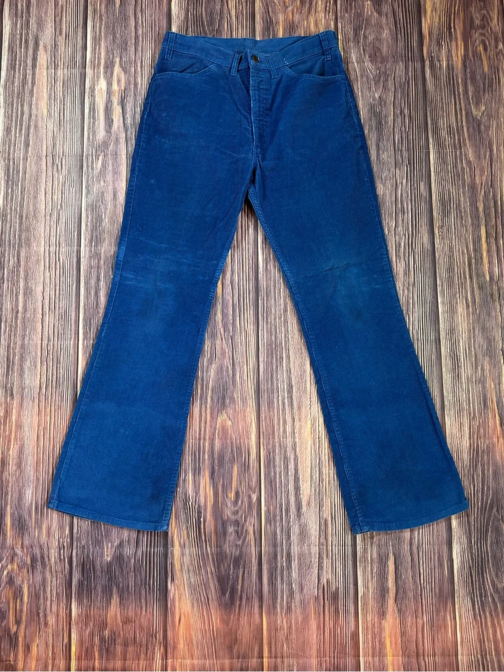 Vintage Levis 646 Corduroy Pants Mens 36x34 White Tab Bell‎ Bottom flared 70s